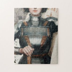 A 1903 Engrave of Joan of Arc Pussel