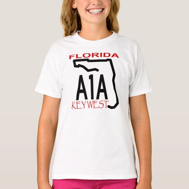 A-1-A Key West T-shirt (Framsida)