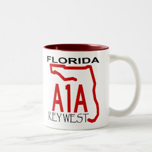 A-1-A Key West Två-Tonad Mugg