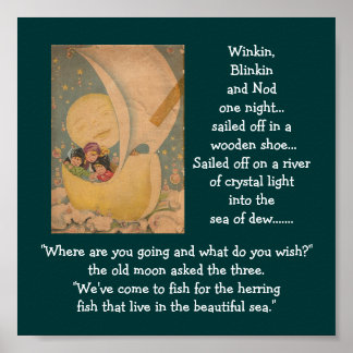 a-1-vinkin, blinkin och nod poster