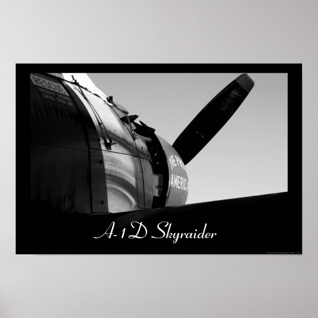 A-1D Skyraider Poster (Framsidan)