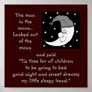 a-4 man i måne poster