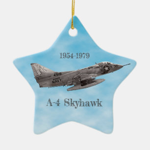 A-4 Skyhawk Ceramic Ornament