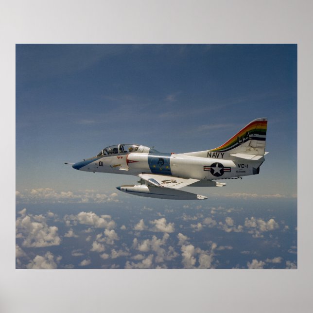 A-4 Skyhawk Poster (Framsidan)