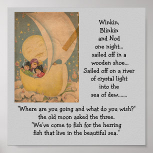 a-5-vinkin, blinkin och nod poster