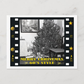 A 60S CHRISTMAS HELG VYKORT