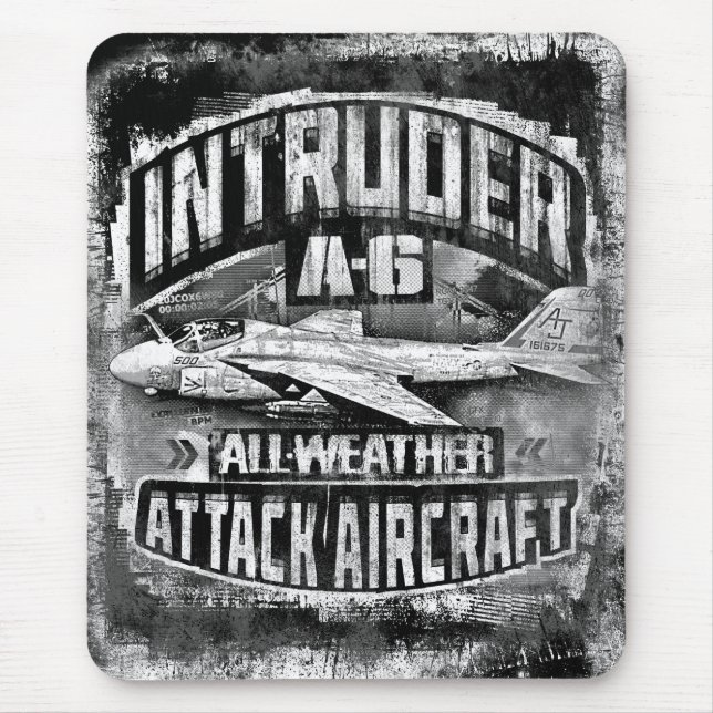 A-6 Intruder Mouse Pad Mousepad Musmatta (Framsidan)