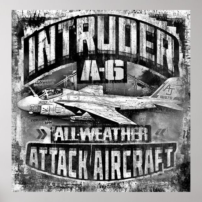 A-6 Intruder Poster Poster (Framsidan)
