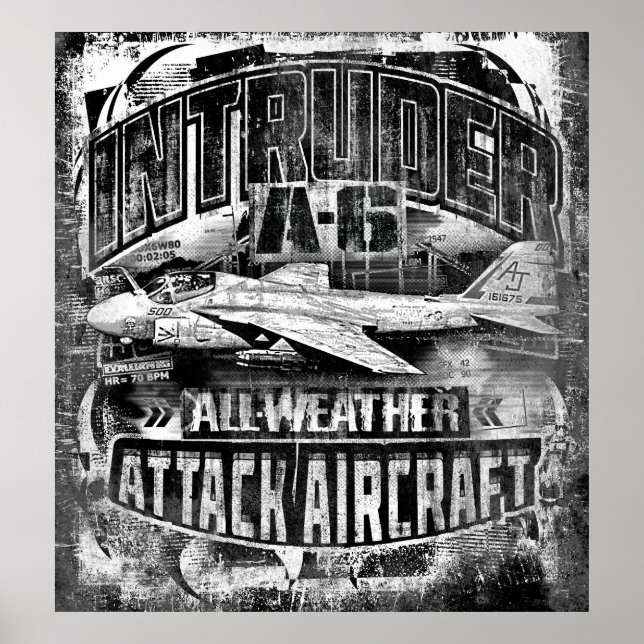 A-6 Intruder Poster Poster (Framsidan)