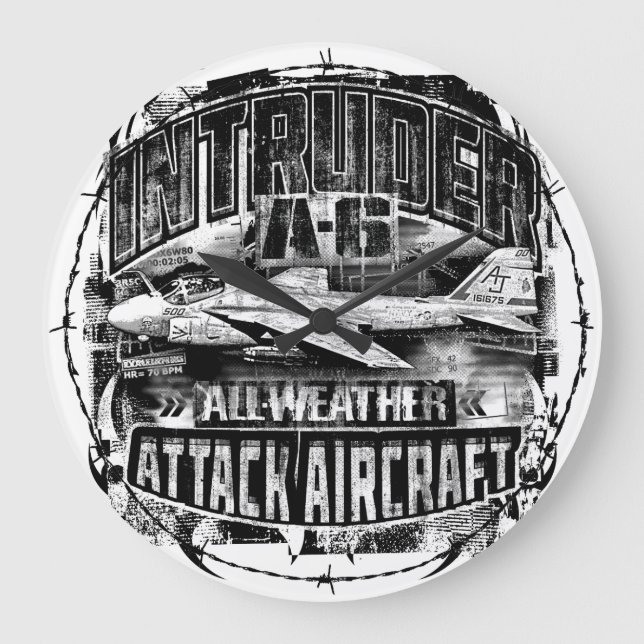 A-6 Intruderare med stort lås, akrylväggslås Stor Klocka (Framsida)