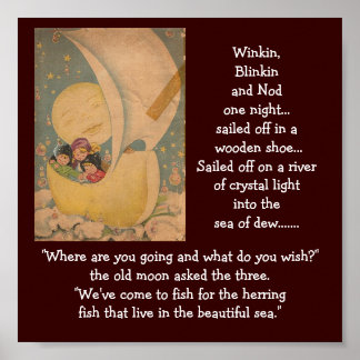 a-6 winkin, blinkin and nod poster