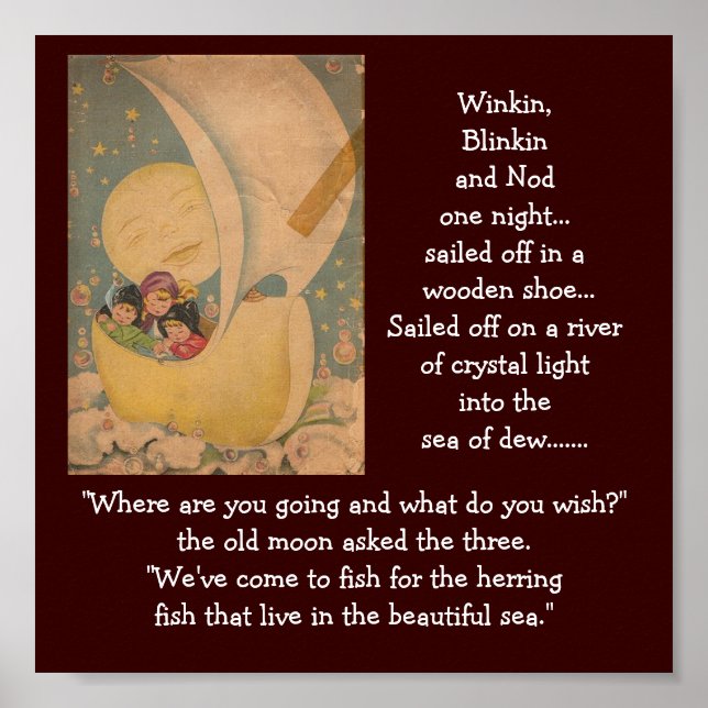 a-6 winkin, blinkin and nod poster (Framsidan)