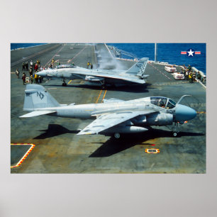 A-6E INTRUDER OCH F-14 TOMCAT POSTER