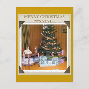 A 70S CHRISTMAS HELG VYKORT