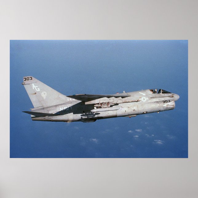 A-7 Corsair II Poster (Framsidan)