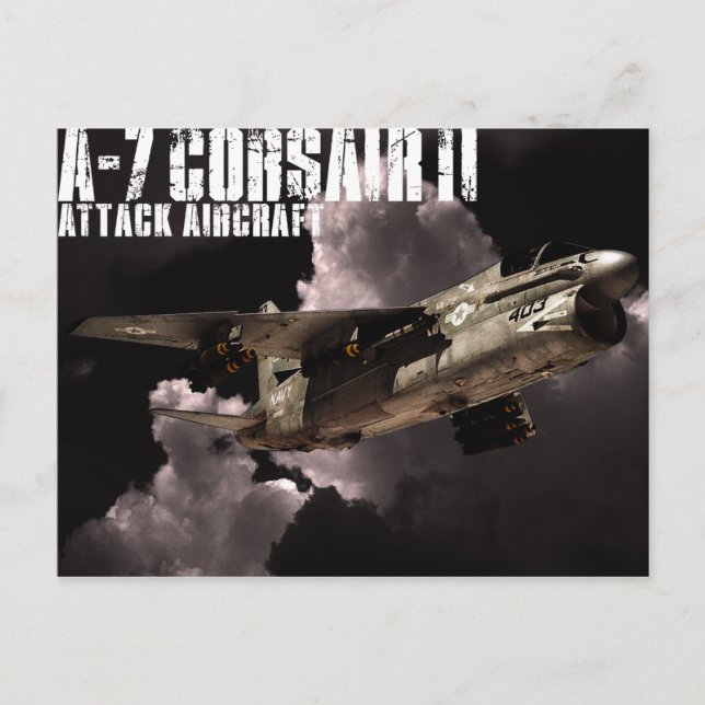 A-7 Corsair II Vykort (Framsida)