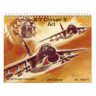 A-7 konst för Corsair II Kalender