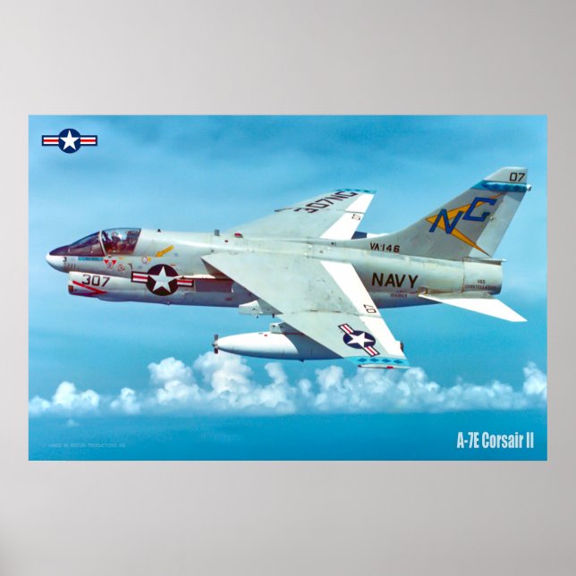 A-7E CORSAIR II POSTER (Framsidan)