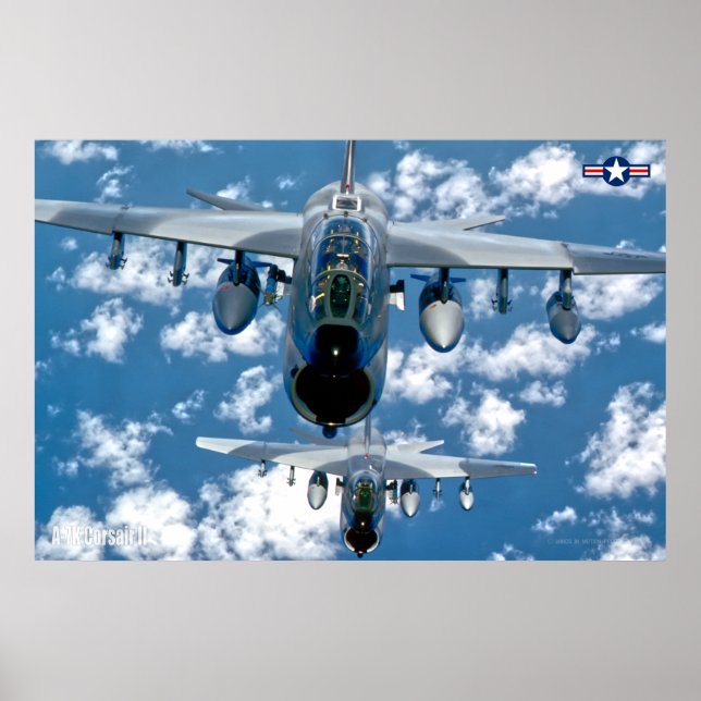 A-7K CORSAIR II POSTER (Framsidan)