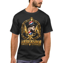 A&A Barbershop Anpassad Logo | Premium Herrbarbera
