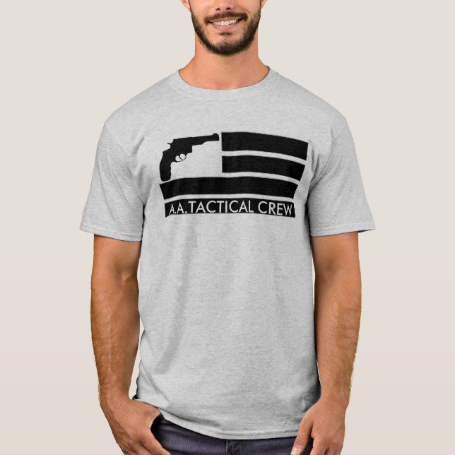 A.A. Taktisk besättningflagga T Shirt (Framsida)