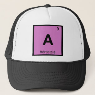 A - Adrasteia Nymf kemi Periodiska Systemet Grekis Truckerkeps