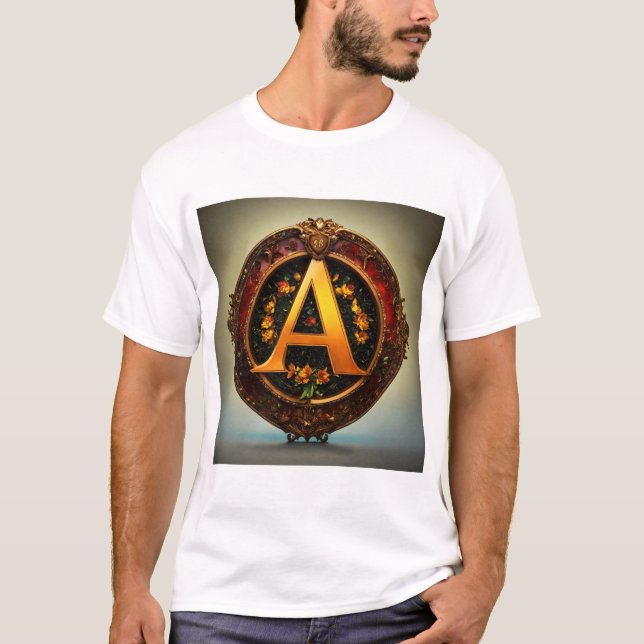 A alfabet namn t shirt (Framsida)