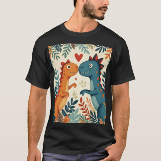 a älskare dinosauaur t shirt