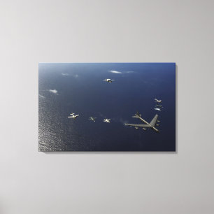 A Amerikanska Luft Force B-52 Stratofort-flygplan Canvastryck