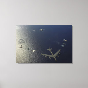 A Amerikanska Luft Force B-52 Stratofort-flygplan  Canvastryck