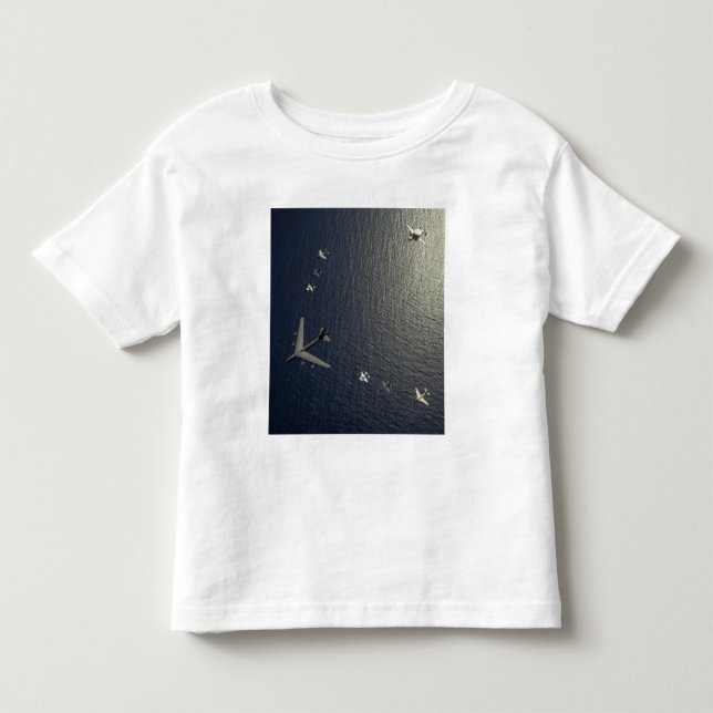 A Amerikanska Luft Force B-52 Stratofort-flygplan T Shirt (Framsida)