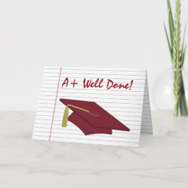A+ Anpassningsbar Studenten-kort Kort