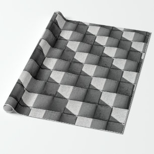 A ansikte i skulpturen "Four Sided Pyramid" i Presentpapper