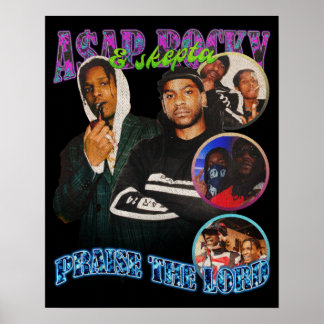 A$AP Rocky, A$AP Rocky Prisa Herren Poster