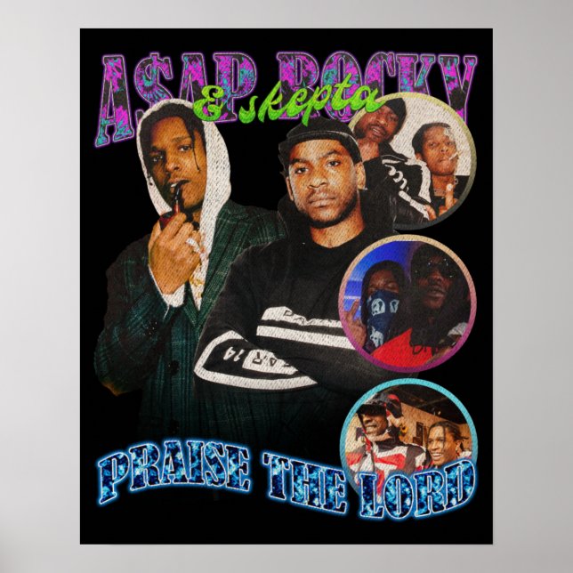 A$AP Rocky, A$AP Rocky Prisa Herren Poster (Framsidan)
