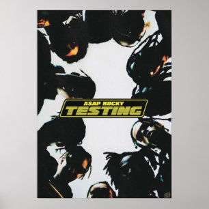 A$AP ROCKY TESTING A3 storlekt utökat album Poster