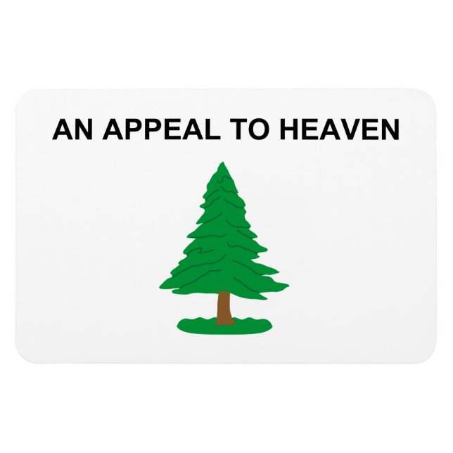A Appeal to Heaven - 1775 G Washington Naval Flagg Magnet (Horisontell)