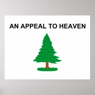 A Appeal to Heaven - 1775 G Washington Naval Flagg Poster