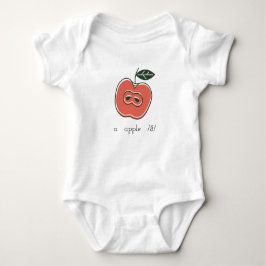 a äpple /ă/ baby t shirt