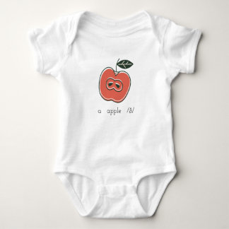a äpple /ă/ baby t shirt