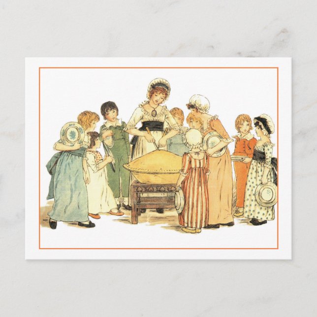 A Apple Paj: Klipp ut det Vykort (Framsida)