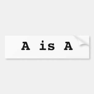 A är A = lagen av identiteten Bildekal