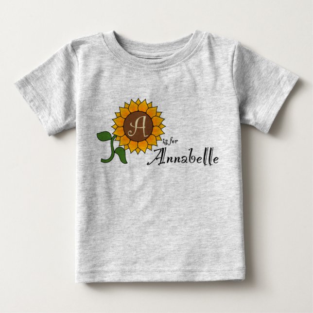 A är avsett för Annabelle Solros T Shirt (Framsida)