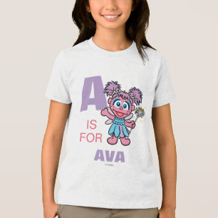 A är för Abby Cadabby Personlig Tee