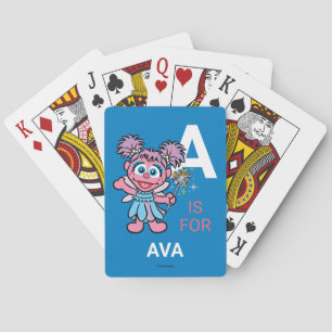 A är för Abby Cadabby Spelkort