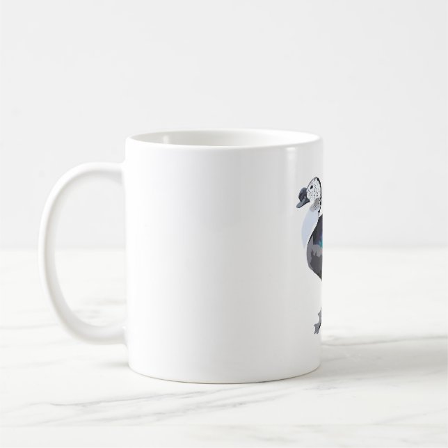 A är för African Comb Anka Kaffemugg (Vänster)