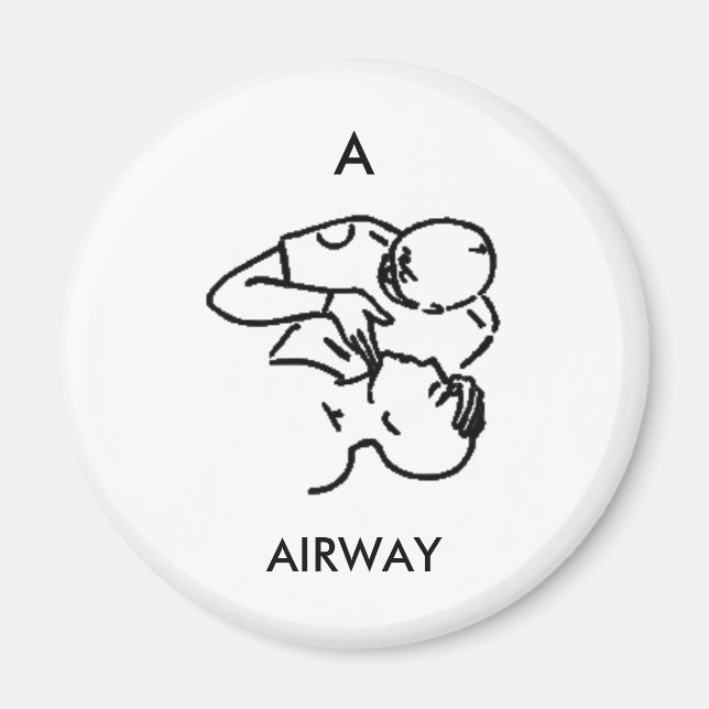 A är för AIRWAY - magnet (Framsidan)