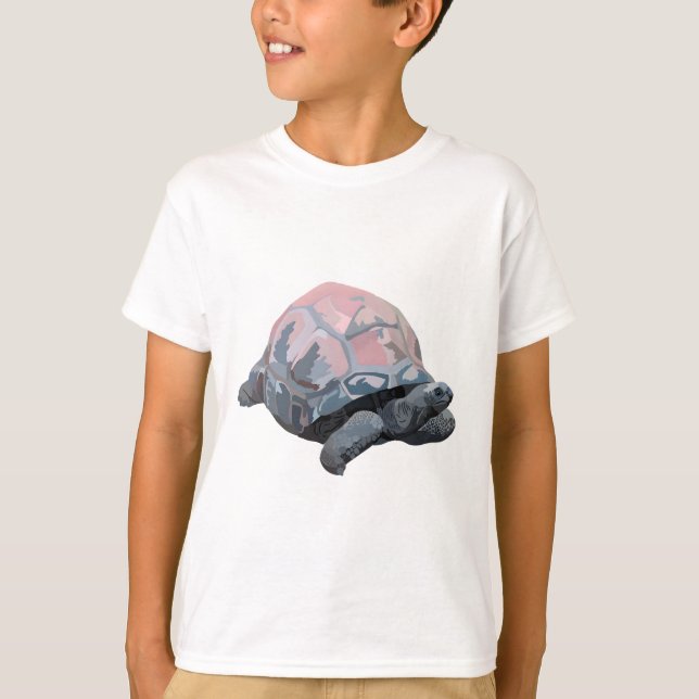 A är för Aldabra Tortoise T Shirt (Framsida)