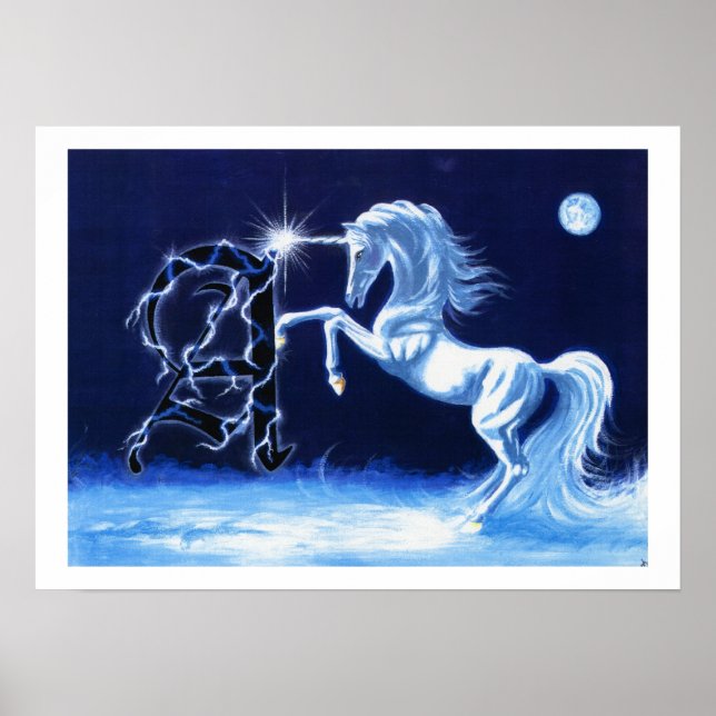 A är för Alicorn Poster (Framsidan)