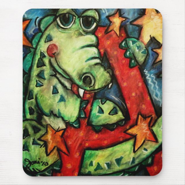 A är för alligator musmatta (Framsidan)